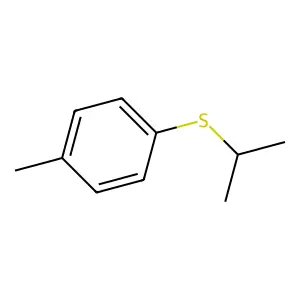 Benzene, 1-methyl-4-((1-methylethyl)thio)- structure