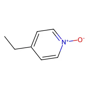 Pyridine, 4-ethyl-, 1-oxide structure