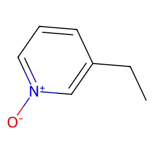 Pyridine, 3-ethyl-, 1-oxide structure