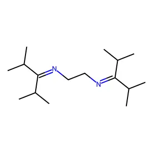 N,N'-Bis(1-isopropyl-2-methylpropylidene)ethylenediamine structure