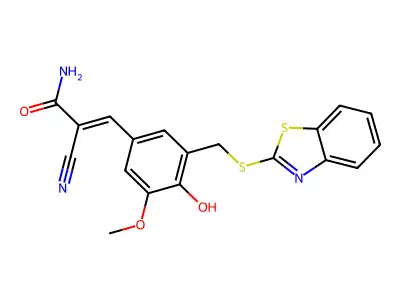 Tyrphostin AG 825 structure