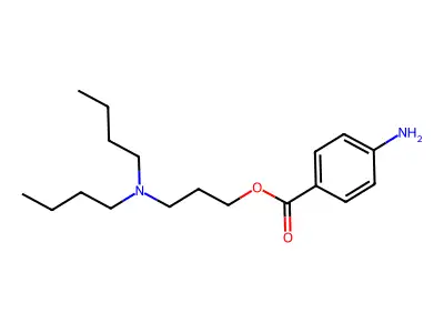Butacaine structure