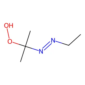 2-Ethylazo-2-propyl hydroperoxide structure
