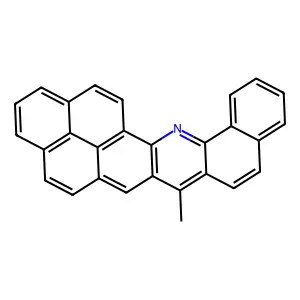 Benzo(h)phenaleno(1,9-bc)acridine, 7-methyl- structure