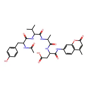 Acetyl-YVAD-AMC structure