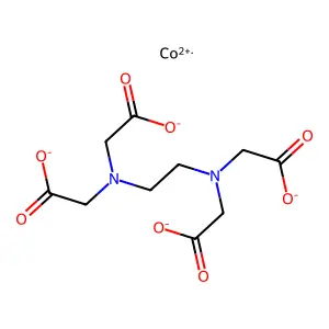 cobalt(II)-EDTA structure