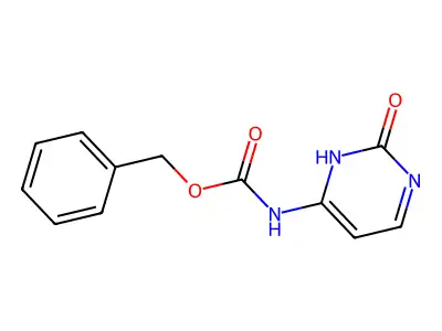 N4-Benzyloxycarbonyl Cytosine structure