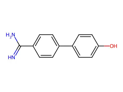 4'-Hydroxybiphenyl-4-carboximidamide structure