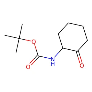 (R)-N-Boc-2-aminocyclohexanone structure