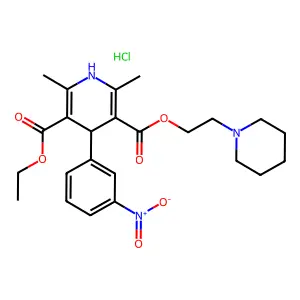 Diperdipine hydrochloride structure