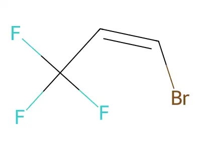 1-Propene, 1-bromo-3,3,3-trifluoro- structure