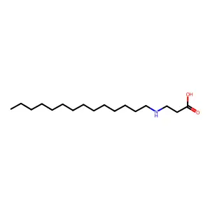 beta-Alanine, N-tetradecyl- structure