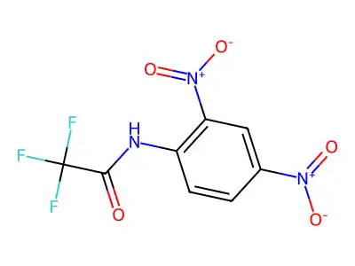 Acetamide, N-(2,4-dinitrophenyl)-2,2,2-trifluoro- structure
