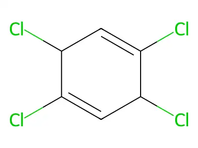 1,3,4,6-Tetrachloro-1,4-cyclohexadiene structure