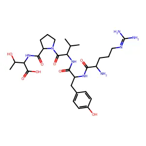 H-DL-Arg-DL-Tyr-DL-Val-DL-Pro-DL-xiThr-OH structure