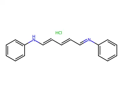 N-(5-(phenylamino)penta-2,5-dienylidene)aniline monohydrochloride structure