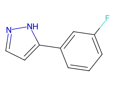 3-(3-fluorophenyl)-1H-pyrazole structure