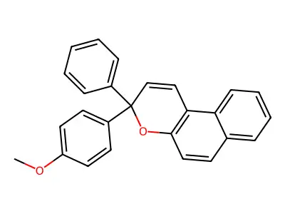 3-(4-Methoxyphenyl)-3-phenylbenzo[f]chromene structure