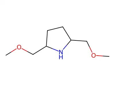 2,5-Bis(methoxymethyl)pyrrolidine structure