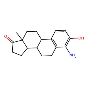 4-Amino-3-hydroxyestra-1,3,5(10)-trien-17-one structure