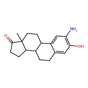 2-Amino-3-hydroxyestra-1(10),2,4-trien-17-one structure