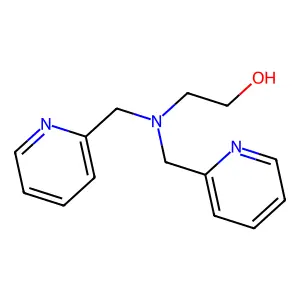 2-(Bis-(2-pyridylmethyl)-amino)-ethanol structure