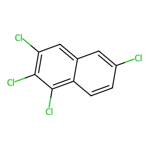 Naphthalene, 1,2,3,6-tetrachloro structure