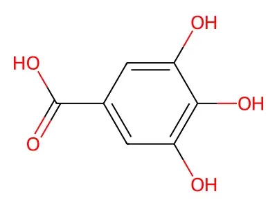 Gallic Acid structure