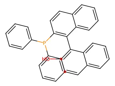 (2'-Methoxy-1,1'-binaphthalen-2-yl)(diphenyl)phosphine structure