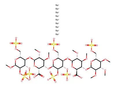 Idraparinux Sodium structure