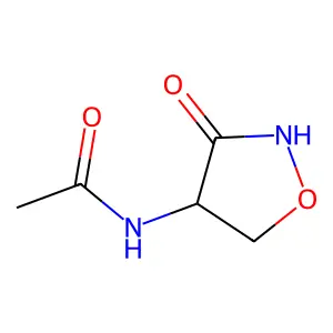 N-(3-oxo-1,2-oxazolidin-4-yl)acetamide structure