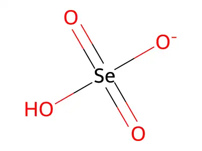 Hydrogenselenate structure