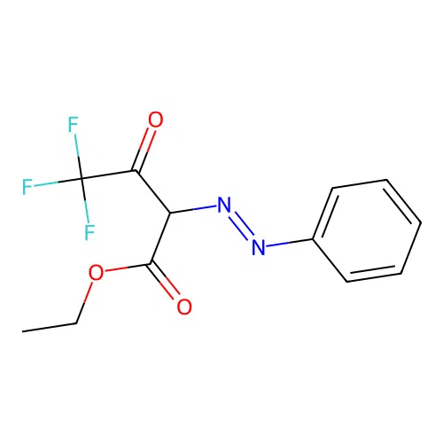 Ethyl 4,4,4-trifluoro-3-oxo-2-[(e)-phenyldiazenyl]butanoate structure