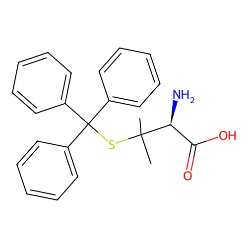 S-Trityl-D-penicillamine structure