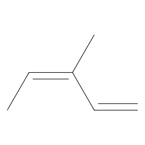 3-Methyl-1,3-pentadiene, (3Z)- structure