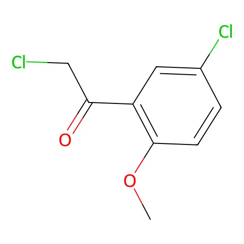 2-Chloro-1-(5-chloro-2-methoxyphenyl)ethanone structure
