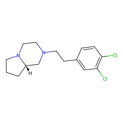 2-[2-(3,4-Dichloro-phenyl)-ethyl]-octahydro-pyrrolo[1,2-a]pyrazine structure