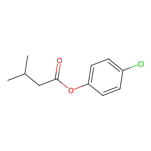 (4-Chlorophenyl) 3-methylbutanoate structure