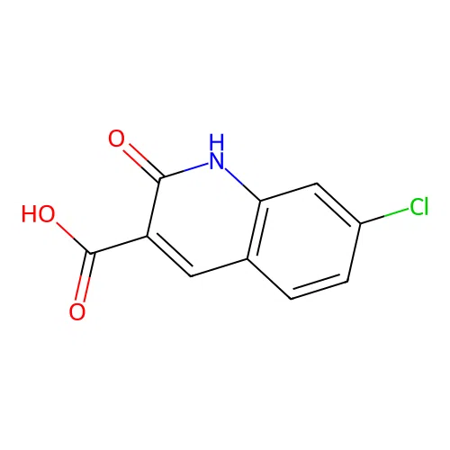7-Chloro-2-oxo-1,2-dihydroquinoline-3-carboxylic acid structure