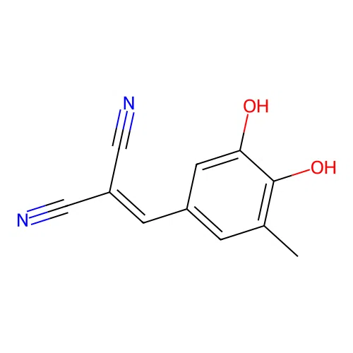 2-(3,4-Dihydroxy-5-methylbenzylidene)malononitrile structure