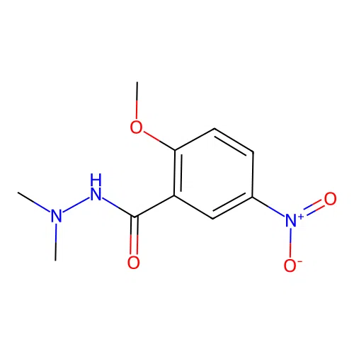 5-nitro-2-methoxy-N',N'-dimethylbenzohydrazide structure