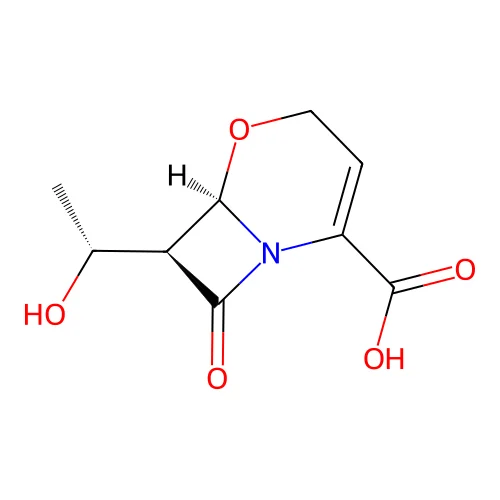7-Hydroxyethyl-1-oxacephem structure