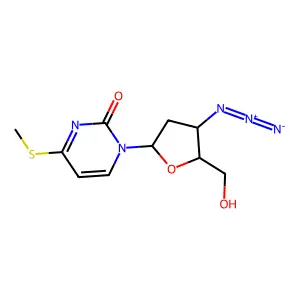 3'-N3-4-MeS-ddU structure