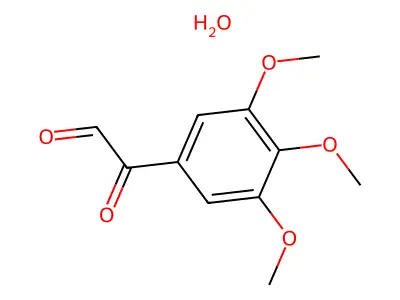 2-Oxo-2-(3,4,5-trimethoxyphenyl)acetaldehyde structure