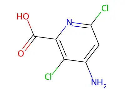 Aminopyralid structure