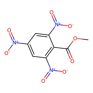 Methyl 2,4,6-trinitrobenzoate structure