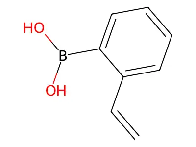 2-Vinylbenzeneboronic acid structure