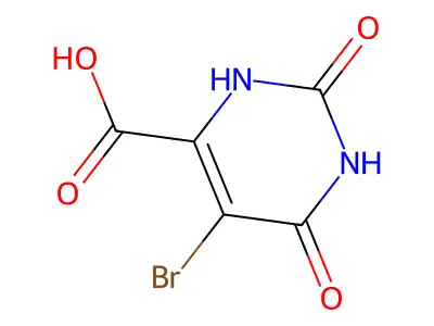 5-Bromoorotic acid structure