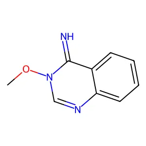 3-Methoxy-4(3H)-quinazolinimine structure