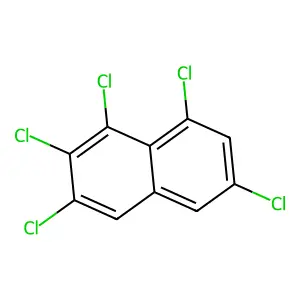 1,2,3,6,8-Pentachloronaphthalene structure